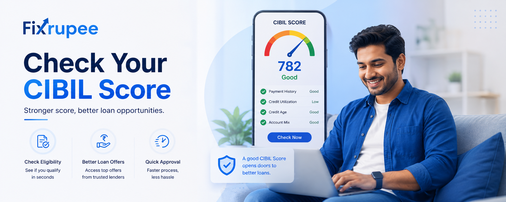 Minimum CIBIL Score for Personal Loan in 2026 | FixRupee